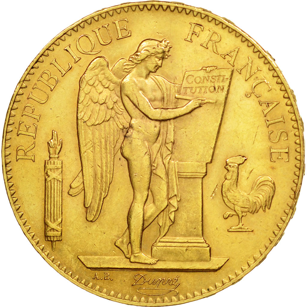 Münze, Frankreich, Génie, 100 Francs, 1886, Paris, SS+, Gold, KM:832