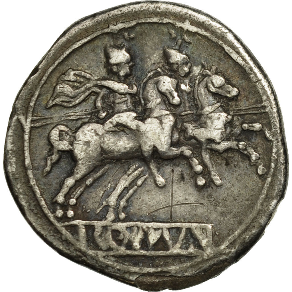 Moneta, Anonymous, Denarius, Rome, BB, Argento, Crawford:44/5