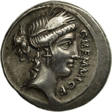 Memmia, Denarius, Rome, SS+, Silber, Crawford:427/1