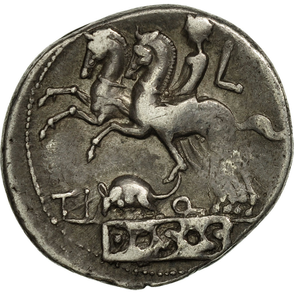 Quinctia, Denarius, Rome, SS, Silber, Crawford:297/1a