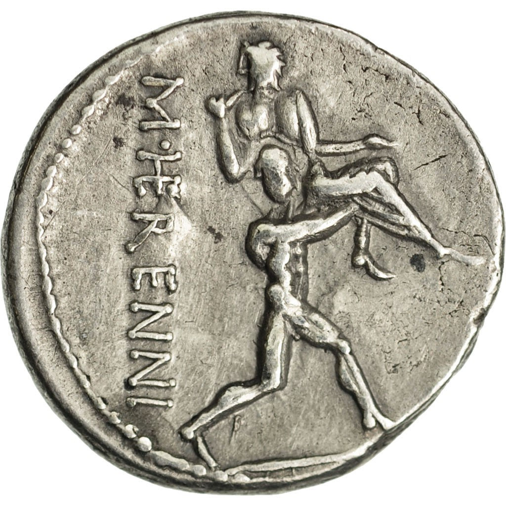 Monnaie, Herennia, Denier, Rome, TTB+, Argent, Crawford:308/1a