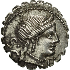 Naevia, Denarius Serratus, Rome, AU(55-58), Silver, Crawford:382/1a