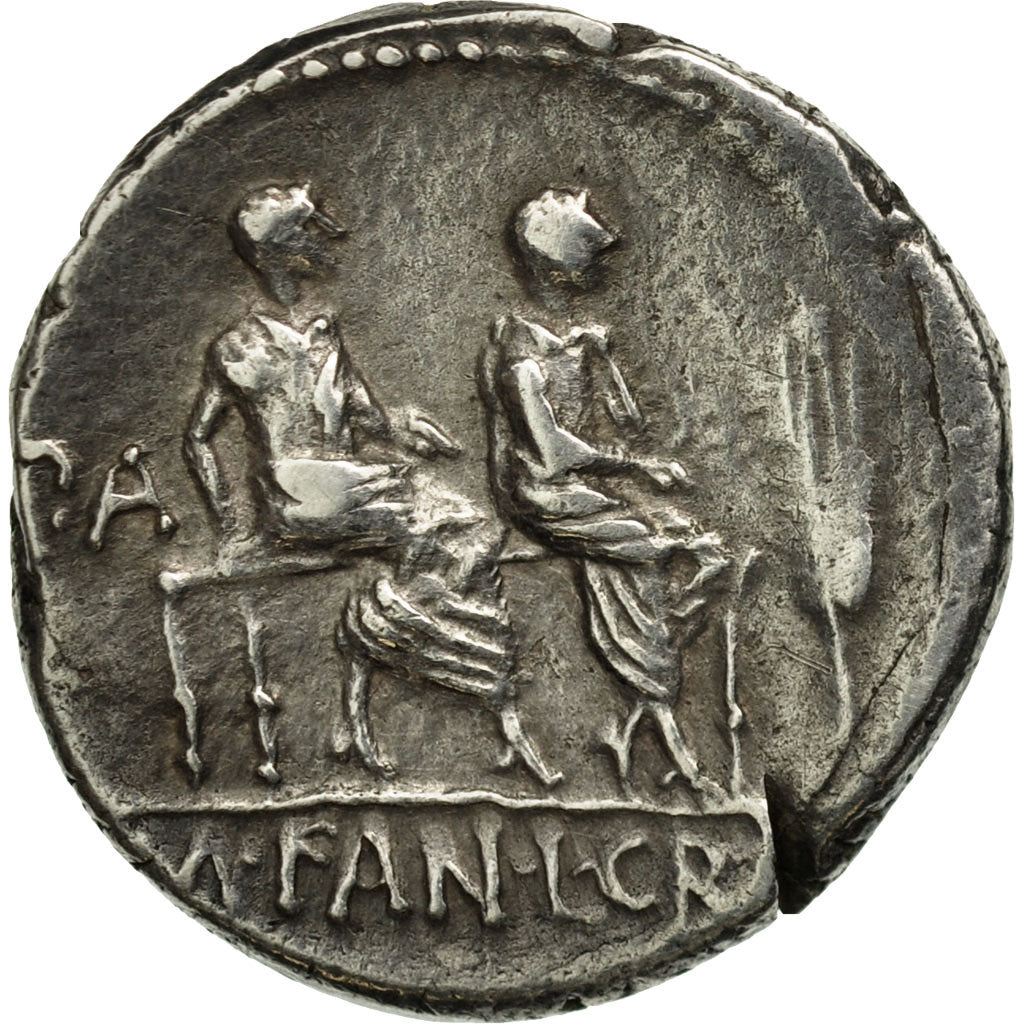 Critonia, Denarius, Rome, EF(40-45), Silver, Crawford:351/1