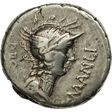 Moneta, Manlia, Denarius, BB, Argento, Crawford:367/3
