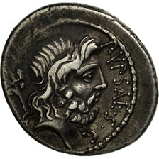 Moneda, Plautia, Denarius, Rome, MBC, Plata, Crawford:420/1a