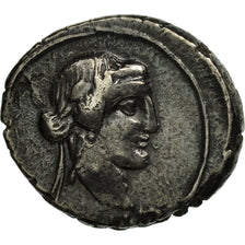 Münze, Titia, Denarius, Rome, SS, Silber, Crawford:341/2