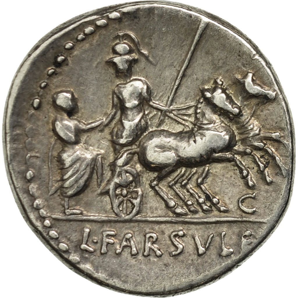 Farsuleia, Denarius, Rome, AU(50-53), Silver, Crawford:392/1a