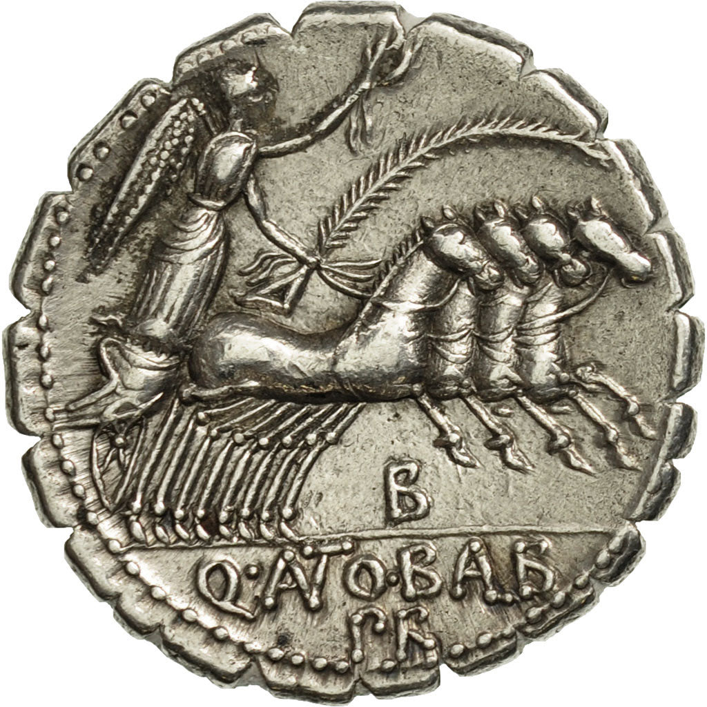 Antonia, Denarius Serratus, Rome, AU(55-58), Silver, Crawford:364/1a