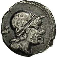 Coin, Volteia, Denarius, Rome, VF(30-35), Silver, Crawford:405/3b