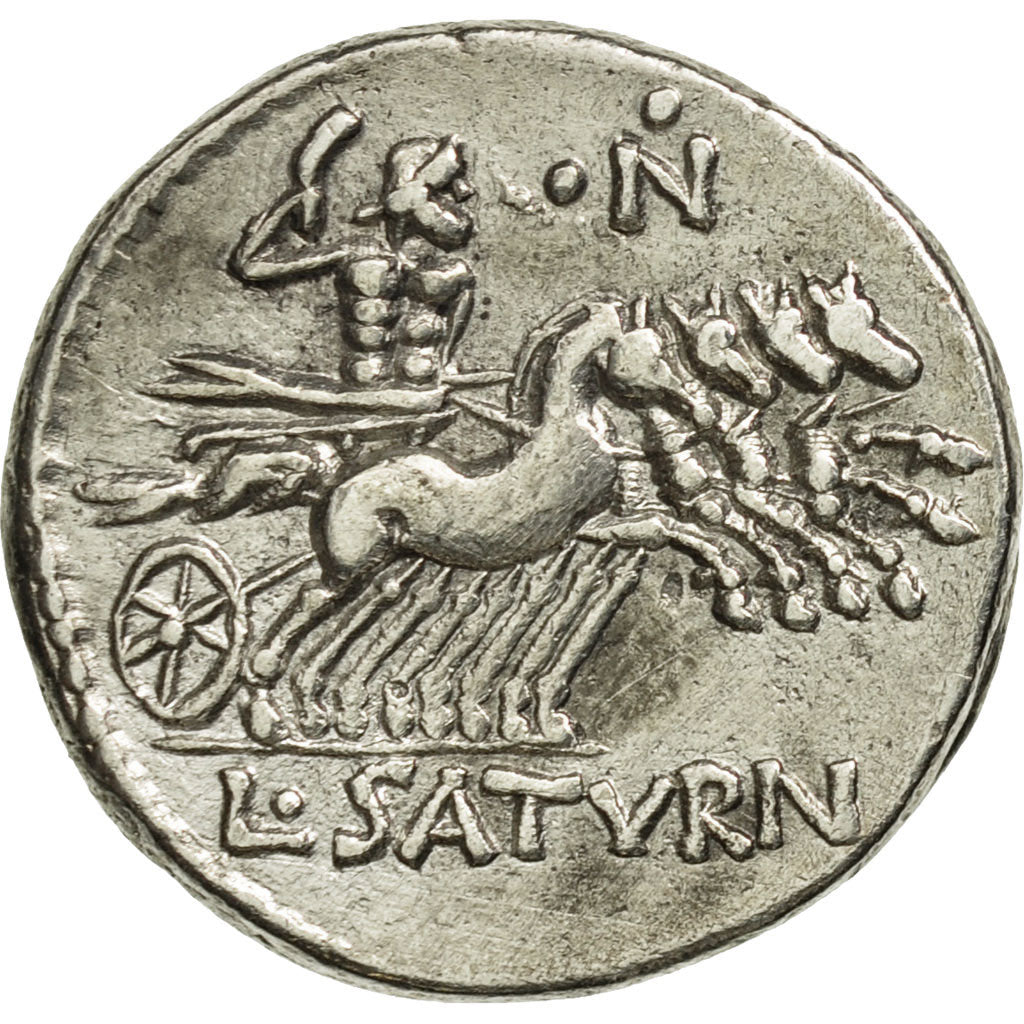 Appuleia, Denarius, Rome, BB+, Argento, Crawford:317/3b