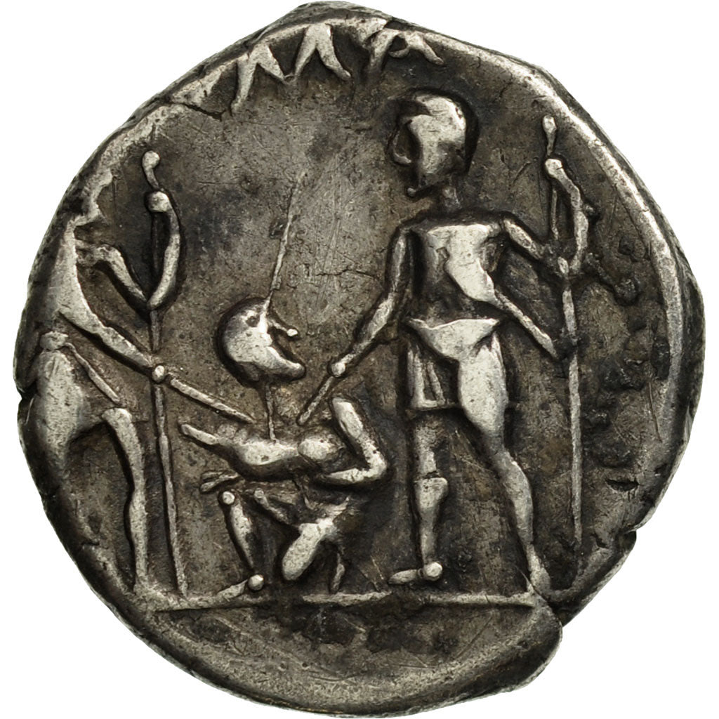 Coin, Veturia, Denarius, Rome, AU(50-53), Silver, Crawford:234/1
