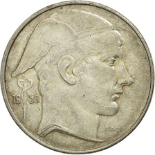 Coin, Belgium, 20 Francs, 20 Frank, 1950, EF(40-45), Silver, KM:140.1