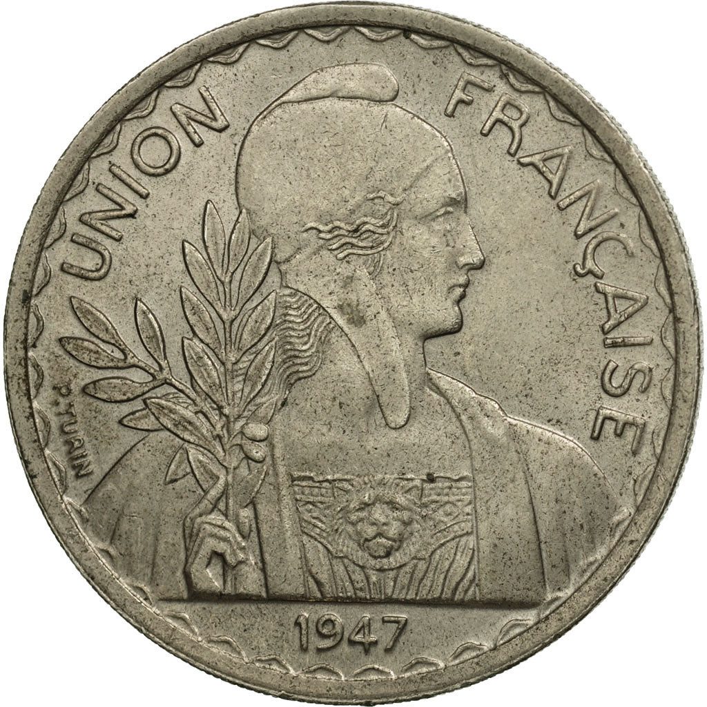 FRENCH INDO-CHINA, Piastre, 1947, Paris, SUP, Argent, KM:19