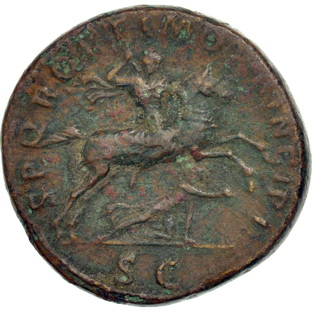 Moneta, Trajan, Sesterzio, Rome, BB, Bronzo, RIC:543