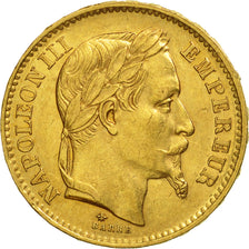 France, Napoleon III, 20 Francs, 1868, Paris, TTB+, Or, Gadoury:1062
