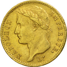 France, Napoléon I, 20 Francs, 1811, Paris, AU(50-53), Gold, KM:695.1