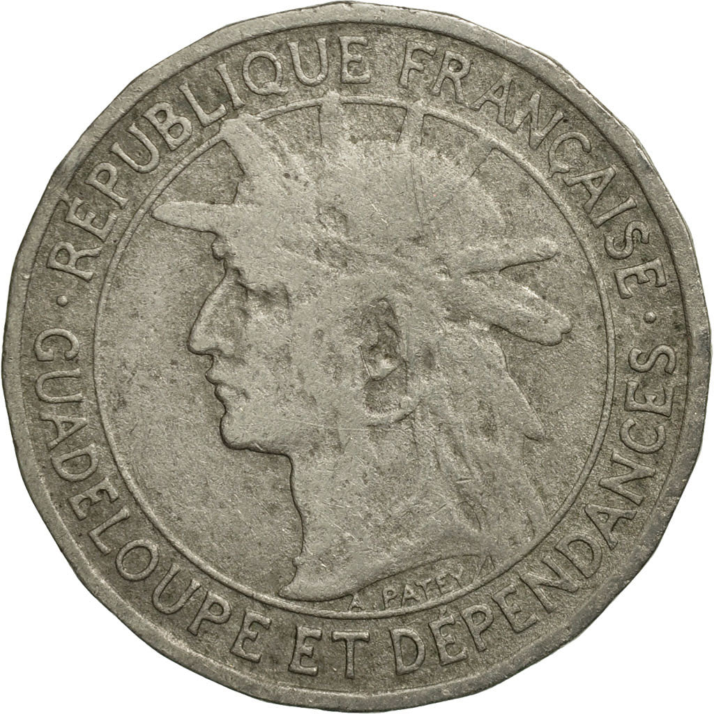 Coin, Guadeloupe, Franc, 1903, VF(30-35), Copper-nickel, KM:46, Lecompte:57