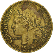 Monnaie, Cameroun, 2 Francs, 1924, Paris, TTB, Aluminum-Bronze, KM:3