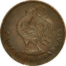 Moneda, Camerún, Franc, 1943, Pretoria, MBC, Bronce, KM:5