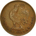 Coin, Cameroon, Franc, 1943, Pretoria, AU(50-53), Bronze, KM:5