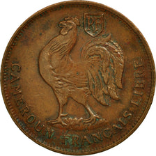 Monnaie, Cameroun, Franc, 1943, Pretoria, TTB+, Bronze, KM:7