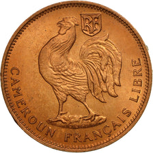 Camerun, 50 Centimes, 1943, Pretoria, FDC, Bronzo, KM:6