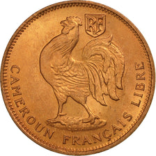 Camerun, 50 Centimes, 1943, Pretoria, FDC, Bronzo, KM:6