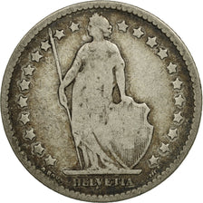 Coin, Switzerland, Franc, 1880, Bern, F(12-15), Silver, KM:24