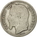 France, Napoleon III, Franc, 1868, Strasbourg, VG(8-10), Silver, KM:806.2