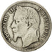 France, Napoleon III, Franc, 1868, Strasbourg, B+, Argent, Gadoury:463