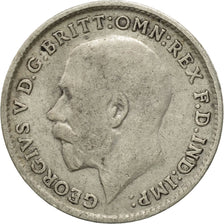 Great Britain, George V, 3 Pence, 1914, VF(20-25), Silver, KM:813