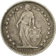 Coin, Switzerland, 1/2 Franc, 1916, Bern, VF(30-35), Silver, KM:23