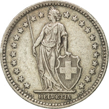 Coin, Switzerland, 2 Francs, 1943, Bern, EF(40-45), Silver, KM:21