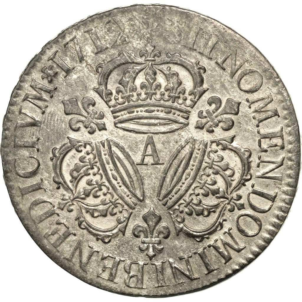Monnaie, France, Louis XIV, Écu aux 3 couronnes, Ecu, 1712, Paris, TTB, Argent