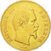 Frankreich, Napoleon III, 100 Francs, 1857, Paris, SS, Gold, KM:786.1