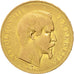 Moneda, Francia, Napoleon III, Napoléon III, 50 Francs, 1857, Paris, MBC, Oro