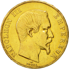 Coin, France, Napoleon III, Napoléon III, 50 Francs, 1857, Paris, VF(30-35)