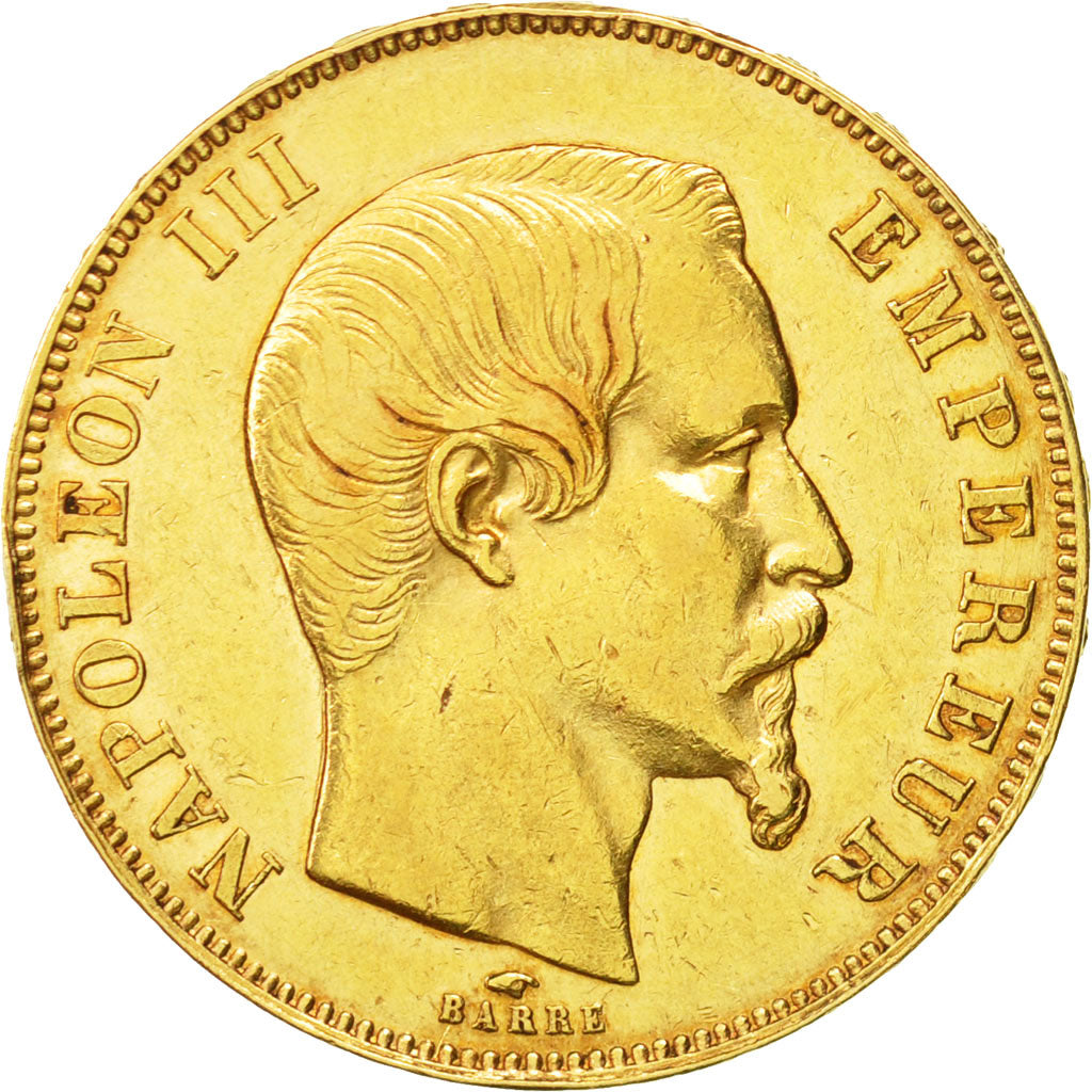 Coin, France, Napoleon III, Napoléon III, 50 Francs, 1857, Paris, EF(40-45)