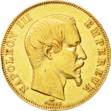 Coin, France, Napoleon III, Napoléon III, 50 Francs, 1857, Paris, EF(40-45)