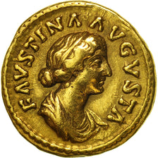 Munten, Faustina II, Aureus, Rome, ZF, Goud, RIC:717a