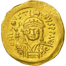 Justin II, Solidus, Constantinople, AU(55-58), Gold, Sear:345