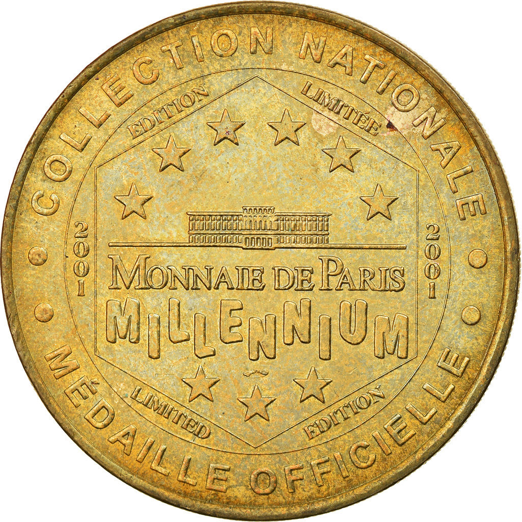 France, Token, Touristic token, La Grande Arche, Paris, 2001, MDP, AU(50-53)