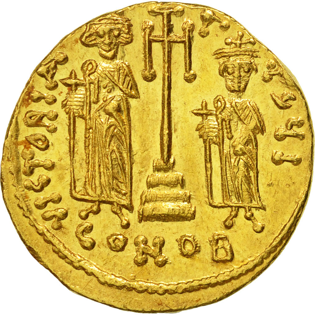 Coin, Constans II, Solidus, Constantinople, MS(60-62), Gold, Sear:964