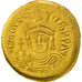 Coin, Maurice Tiberius, Solidus, Constantinople, AU(55-58), Gold, Sear:478