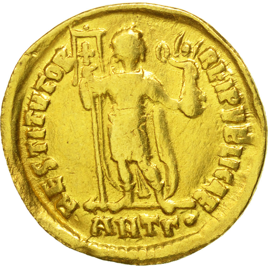 Valentinian I, Solidus, Antioch, VF(30-35), Gold, RIC:2a-xiii