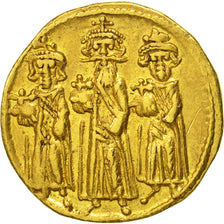 Heraclius, Solidus, Constantinople, SUP, Or, Sear:767