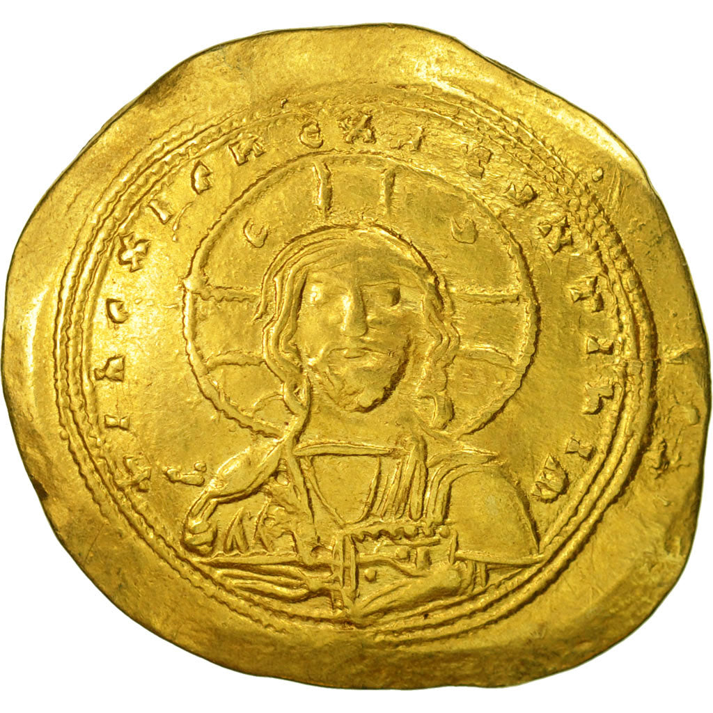 Coin, Constantine IX 1042-1055, Histamenon Nomisma, Constantinople, AU(55-58)