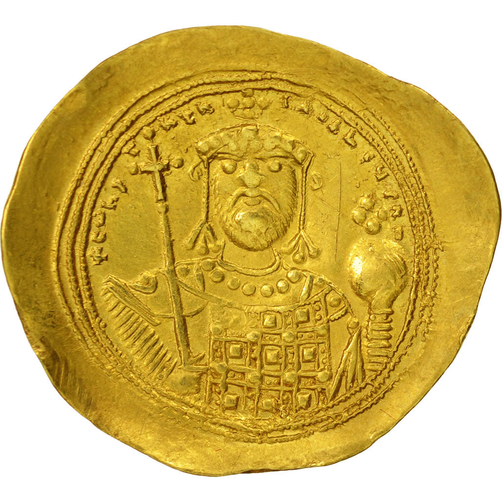 Coin, Constantine IX 1042-1055, Histamenon Nomisma, Constantinople, AU(55-58)