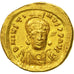 Justin I, Solidus, Constantinople, AU(55-58), Gold, Sear:56