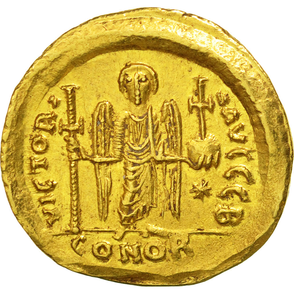 Justin I, Solidus, Constantinople, SPL-, Oro, Sear:56